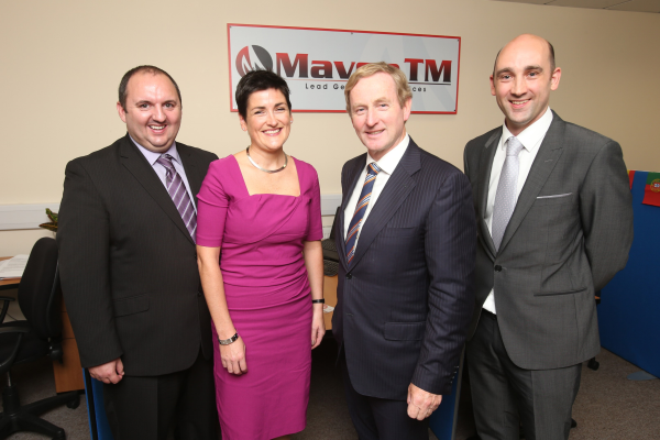 An Taoiseach Enda Kenny announces new jobs creation at Maven TM