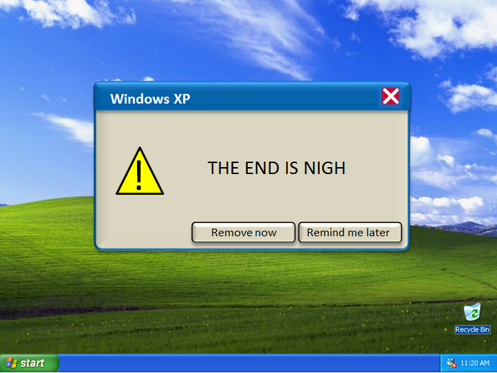 Windows Xp Error Message